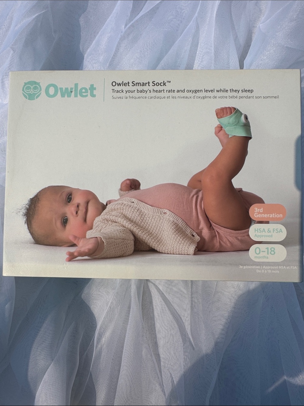 Owlet Smart Sock Baby Monitor – Mint Green